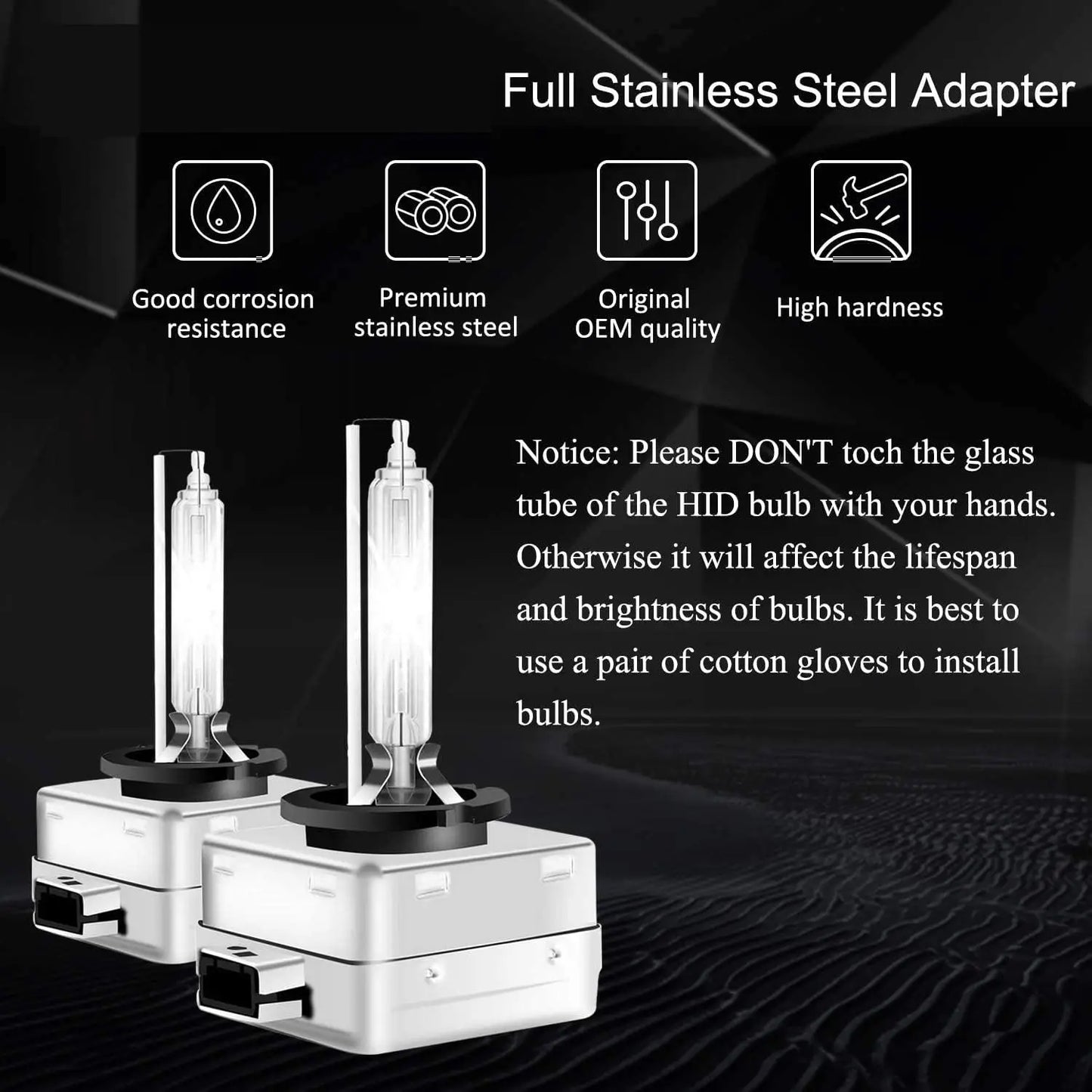 2PCS 12V 35W HID Bulb D1S D2S D3S D4S HID Xenon Headlight Xenon Lamp 4300K 6000K 8000K 10000K Auto Xenon Headlamps High Low Beam