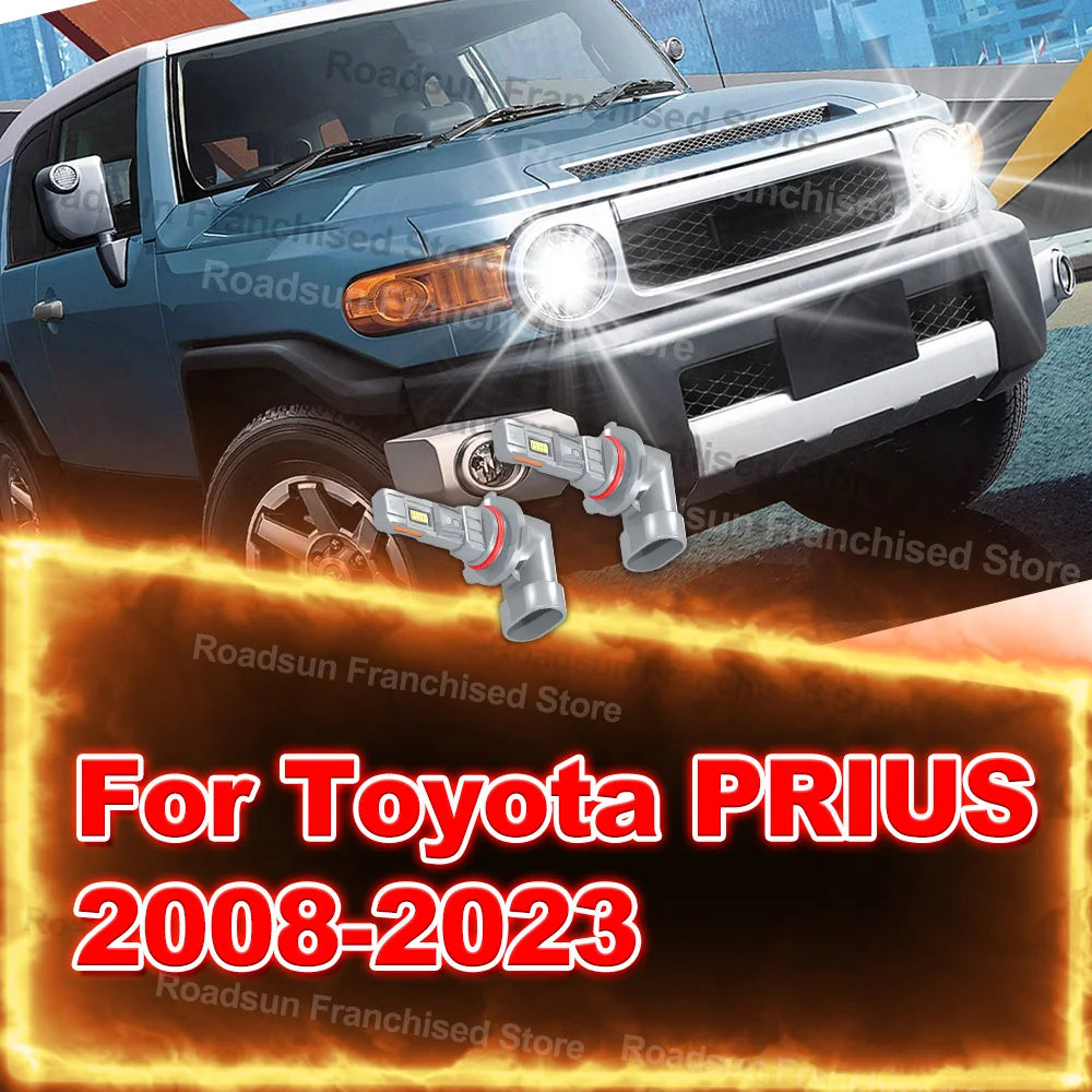 2X 6000K Car Headlight Bulbs 30000LM For Toyota PRIUS 2008-2023 2009 2010 2011 2012 2013 2014 2015 2016 2017 2018
