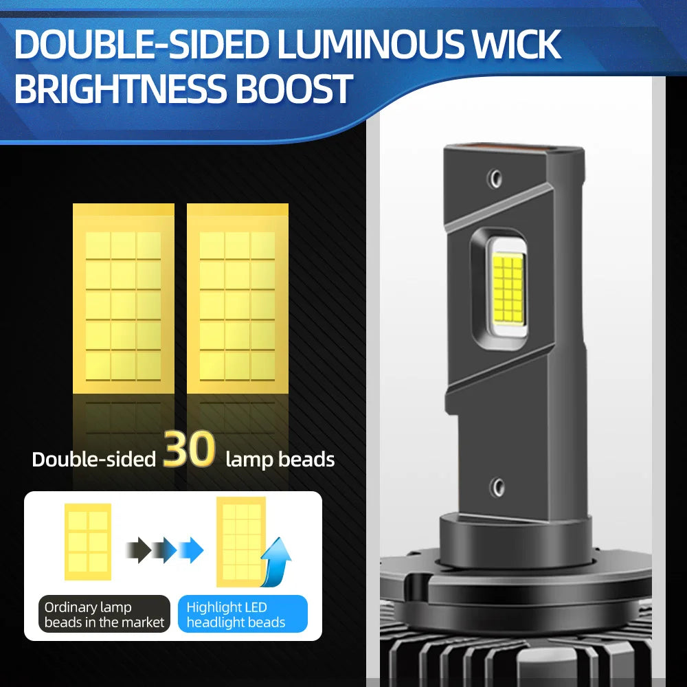 2PCS D3S Bulbs 6000K For Audi A1 A3 A4 A5 A6 A7 A8 Q3 Quattro Q5 Q7 S3 S4 S5 Xenon HID 35W Headlight or Auto LED Headlamps 110W