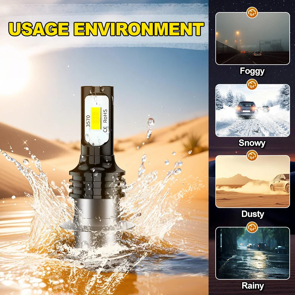 Motorcycle Headlight Bulbs 20000LM LED Lamp For Suzuki Vinson 500 2002 2003 2004 2005 2006 2007 Plug and Play 6000K