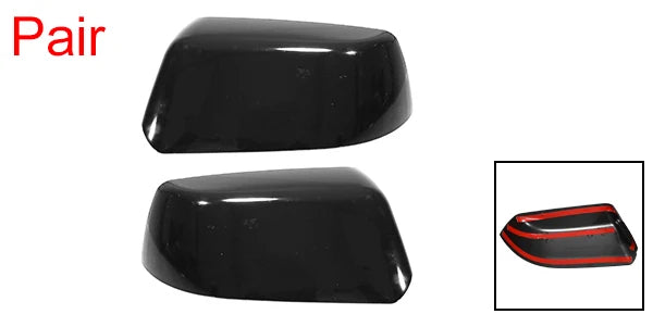 UXCELL Pair Car Chrome Plated Half Mirror Covers Cap for Chevrolet Suburban Silverado