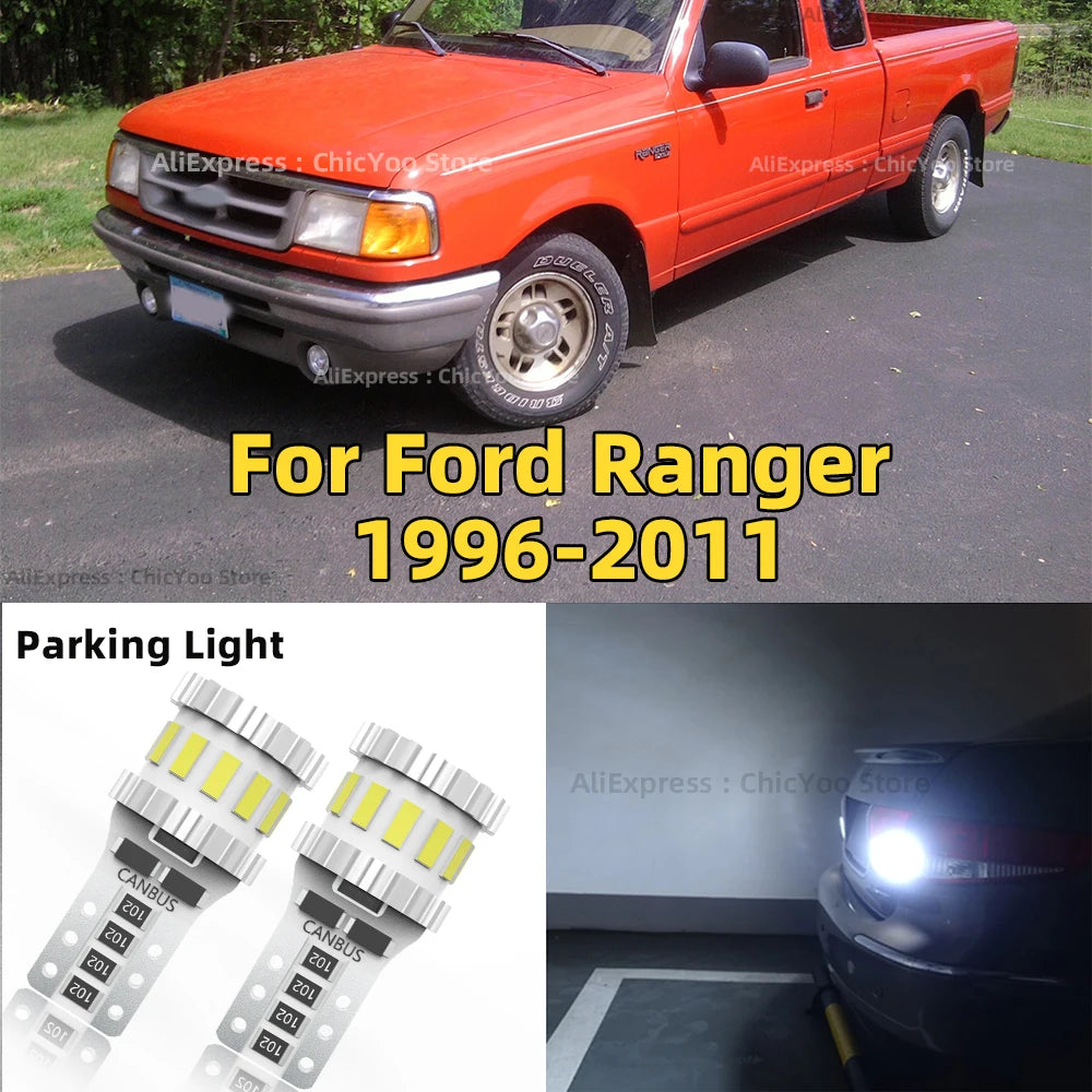 2Pcs T10 W5W Super Bright LED Canbus Car Parking Light For Ford Ranger 1996 2000 2001 2002 2003 2004 2005 2006 2007 2008 2011