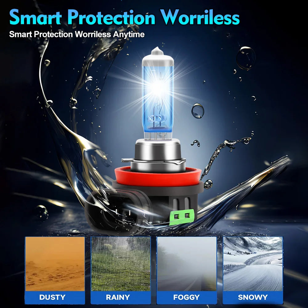 2Pcs Super Bright 6000K Front Fog Light Halogen Bulb Canbus Car Lamp Fit For Chevrolet Orlando 2011-2019 2012 2013 2014 2015