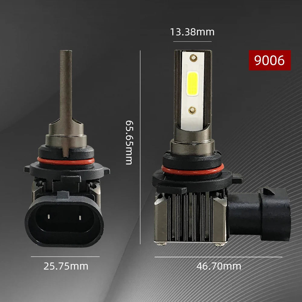 2Pcs 6000K LED Car Front Fog Light Lamps 9006 HB4 Bulb For VW Tiguan 5N 2009 2010 2011 2012 2013 2014 2015 Plug and Play