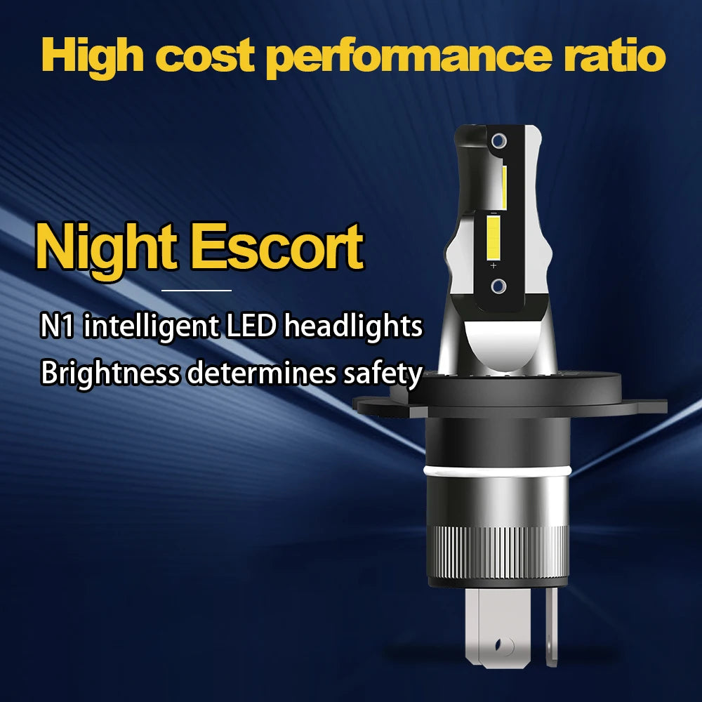 1Pcs 12V Motorcycle LED Headlight H4 Bulbs 6000K For Suzuki GSR 750 C5 2010 2011 2012 2013 2014 2015 2016 2017 2018 2019 20 2021