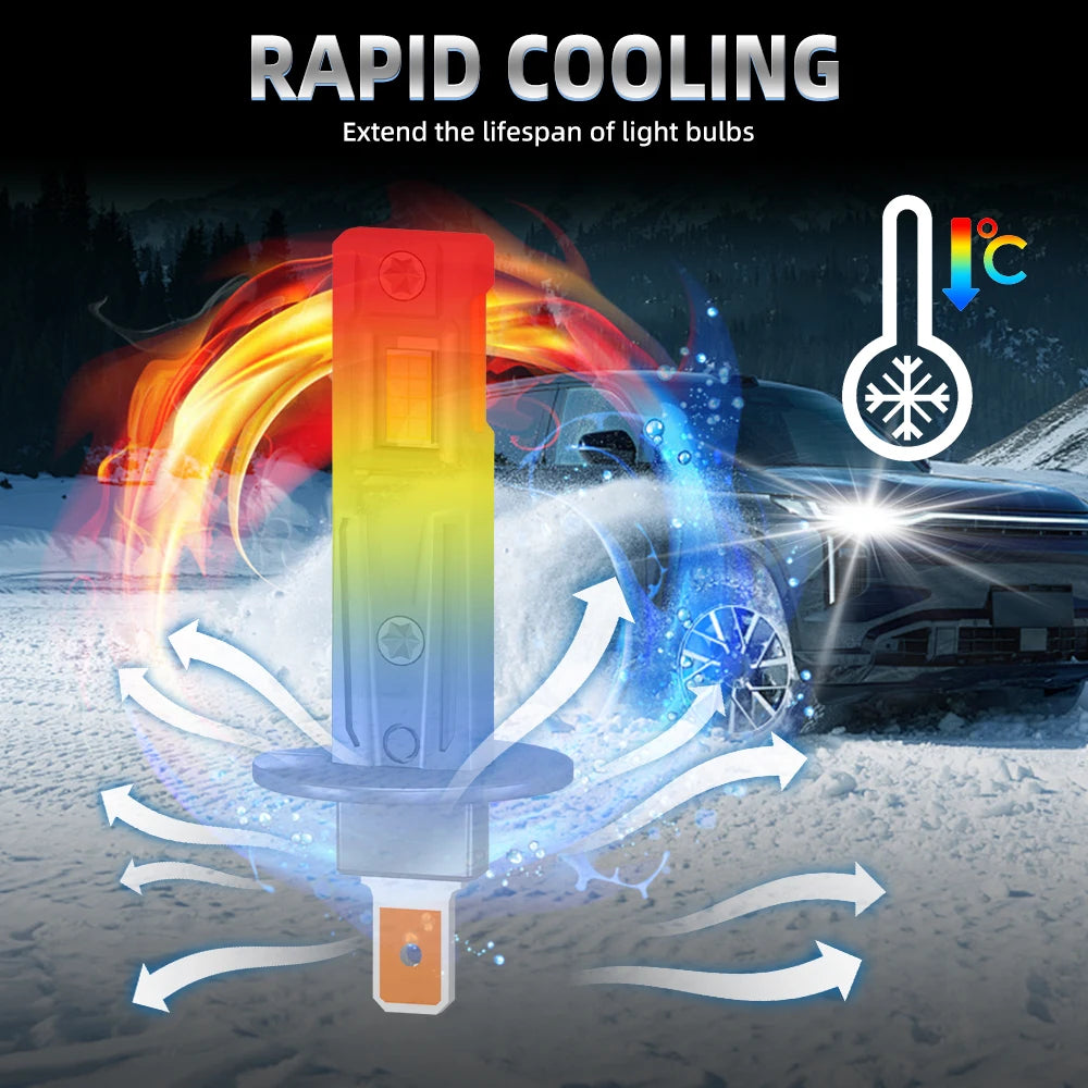 2X Car Headlight Bulbs 30000LM Super Brightness For Citroen C5 C3 C4 Grand Picasso Kia