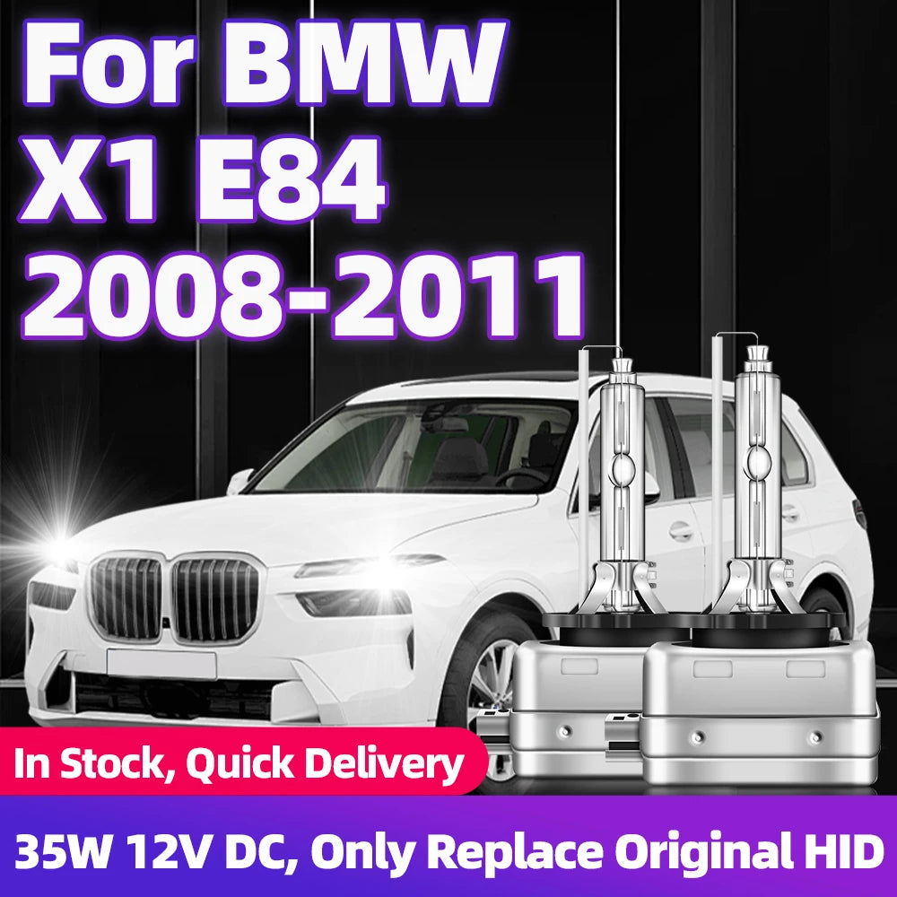 2x For BMW X1 E84 2008 2009 2010 2011 Xenon HID D1S Lamps 12V DC Car HID Headlight Bulbs 35W 6000K 8000K Auto Front Headlamps