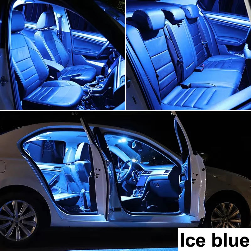 18Pcs Cars Accessories For Lexus GX470 GX430 2002 2003 2004 2005 2006 2007 2008 2009 Canbus Dome Trunk LED Interior Light Bulb
