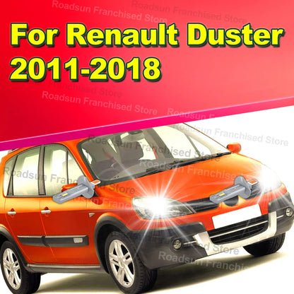 2X Car Headlight Bulbs 30000LM Two Sided CSP Chips H1 For Renault Duster 2011-2018 2012 2013 2014 2015 2016 2017