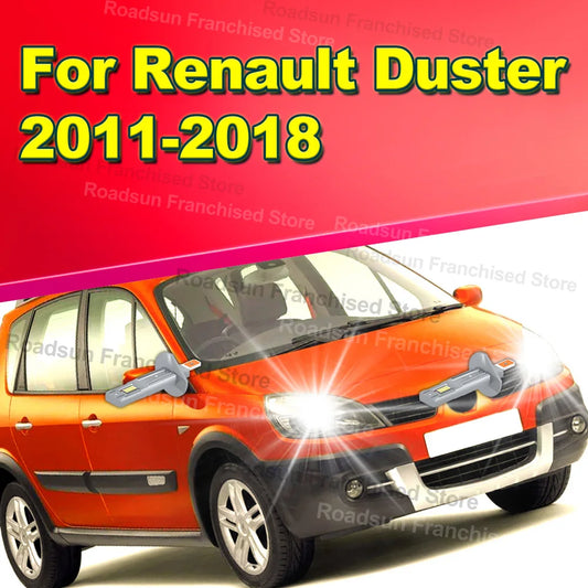 2X Car Headlight Bulbs 30000LM Two Sided CSP Chips H1 For Renault Duster 2011-2018 2012 2013 2014 2015 2016 2017