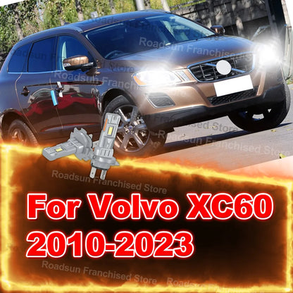 2x High Low Beam Lamp Bulbs 30000LM For Volvo XC60 2010-2023 2011 2012 2013 2014 2015 2016 2017 2018 2019 Accessories 12V