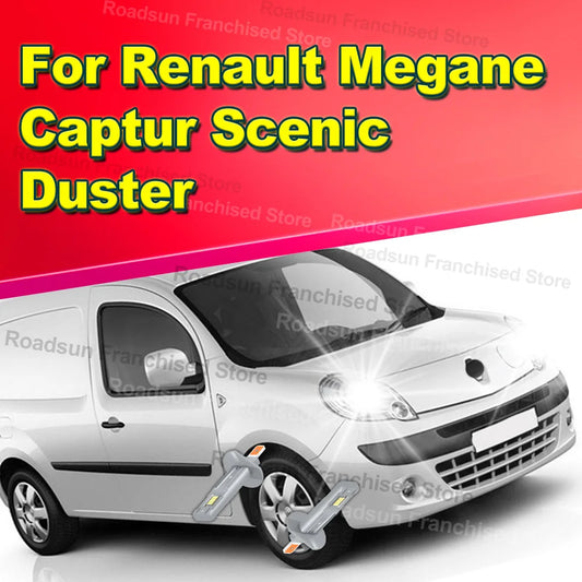 2X H1 Car Headlight Bulbs 3570 CSP Chips 30000LM For Renault Megane Captur Scenic Duster