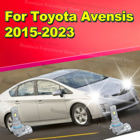 2X Car Headlight Bulbs Plug-N-Play 30000LM 180W For Toyota Avensis 2015-2023 2016 2017 2018 2019 2020 2021 2022