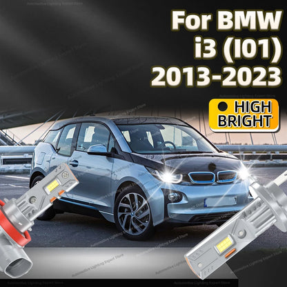 2/4Pcs 6000K LED Bulb Headlight Wireless 25000LM Car Headlamp Auto Lamp For BMW i3 I01 2013-2023 2014 2015 2016 2017 2018 2019
