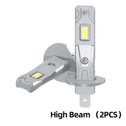 2/4Pcs 25000LM LED Headlight Bulb Canbus Light Fanless 6000K For Renault Master 2 2001 2002 2003 2004 2005 2006 2007 2008 092010