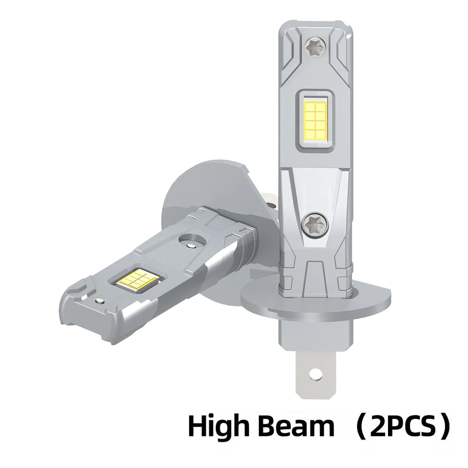 2/4Pcs 50000LM H7 H1 Led Bulb High Bright Car Headlight 6000K Plug Play For Renault Megane 2 2002 2003 2004 2005 2006 2007 2008