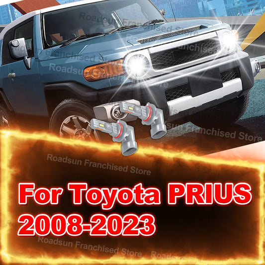 2X 6000K Car Headlight Bulbs 30000LM For Toyota PRIUS 2008-2023 2009 2010 2011 2012 2013 2014 2015 2016 2017 2018
