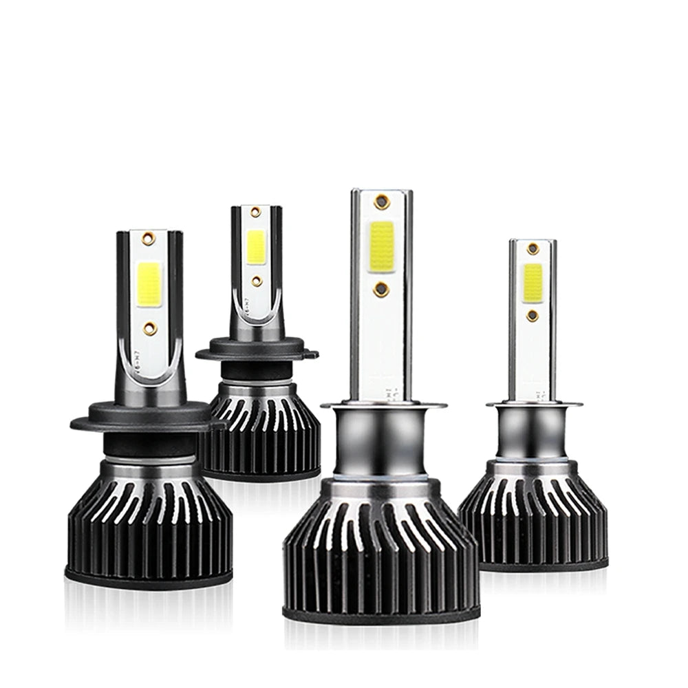 Roadsun 2/4x Led Car Front Headlights For Ford Galaxy 2001 2002 2003 2004 2005 2006 2007 Turbo Headlamp Bulbs 12V 100W 18000LM