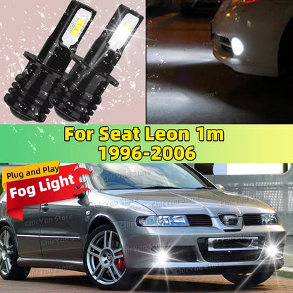 2X LED Car Light Front Bulb Fog Lamp 20000LM Ultra Bright Anti-Glare For Seat Leon 1m 1996-2006 2000 2001 2002 2003 2004 2005