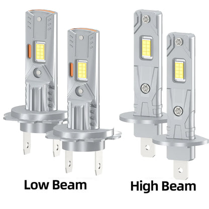 2/4Pcs 25000LM LED Headlight Bulb Canbus Light Fanless 6000K For Renault Master 2 2001 2002 2003 2004 2005 2006 2007 2008 092010