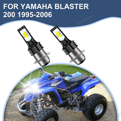 Motorcycle 80W LED Headlight Bulbs 6000k CANbus Lamp for Yamaha Blaster 200 1995-2006 2000 2001 2002 2003 2004 2005