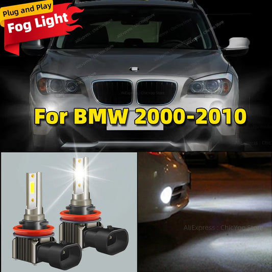 2Pcs LED Car Front Fog Light Lamps 6000K Bulb For BMW F01 F02 F03 F04 E84 E70 E71 E72 E89 E81 E87 E88 E82 E90 E91 Auto Accessory