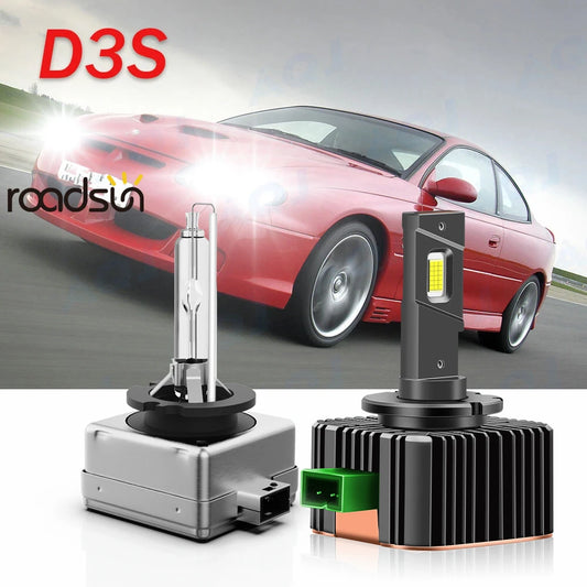 2PCS D3S Bulbs 6000K For Audi A1 A3 A4 A5 A6 A7 A8 Q3 Quattro Q5 Q7 S3 S4 S5 Xenon HID 35W Headlight or Auto LED Headlamps 110W