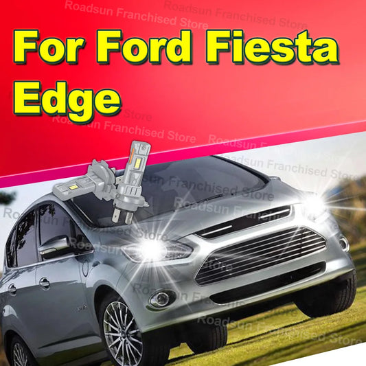 2x High Low Beam Lamp Bulbs H7 12V 30000LM For Ford Fiesta Edge Accessories Plug and Play