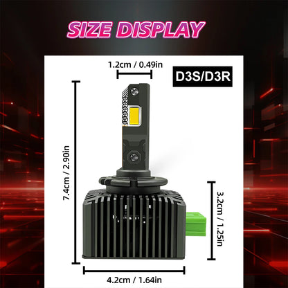 2x Car Bulb D3S 6000K For Audi A1 A3 A4 A5 A6 A7 A8 Q3 Q5 Q7 S3 S4 S5 SQ5 RS6 HID to LED CSP 3570 Headlight / Xenon HID Headlamp