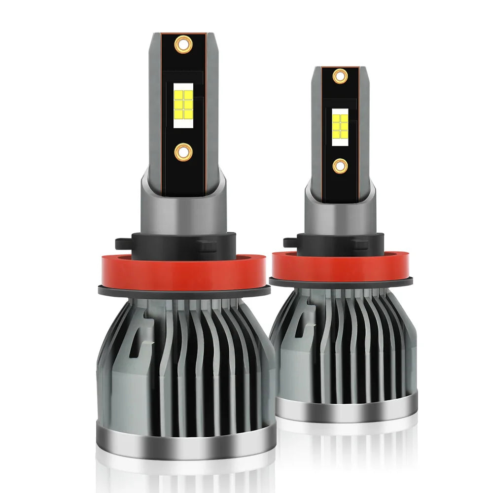 2/4x LED Headlights Bulbs 28000LM For Ford Escape 2013 2014 2015 2016 High Low Beam Car Headlamp Super Brightness CSP 3570 Lamps
