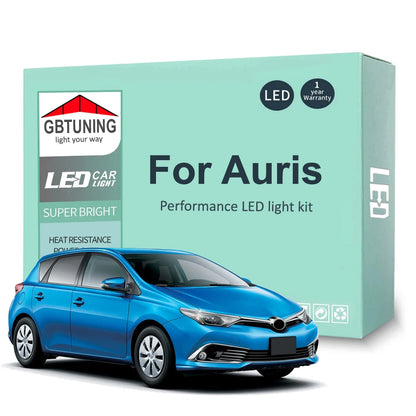 LED Interior Light Bulb Kit For Toyota Auris E15 E18 E21 2006-2016 2017 2018 2019 2020 2021 Car Map Dome Reading Lamp Canbus