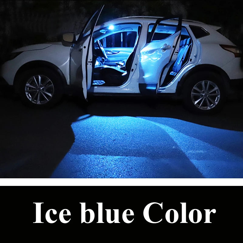 12Pcs Canbus LED Interior Light Bulb Kit For All New Nissan X-Trail Xtrail X Trail T33 2022 2023 2024 Car Reading Trunk Lamp