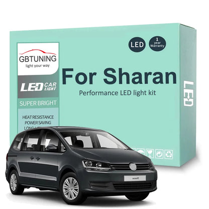 LED Interior Light Bulb Kit For Volkswagen VW Sharan 7M 7N 1995-2019 Car Dome Map Reading Trunk Vehicle Lamp Canbus Error Free