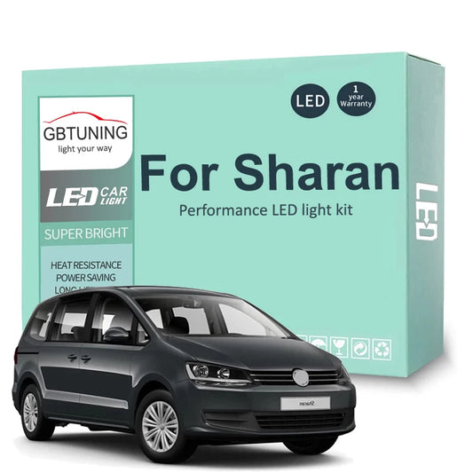 LED Interior Light Bulb Kit For Volkswagen VW Sharan 7M 7N 1995-2019 Car Dome Map Reading Trunk Vehicle Lamp Canbus Error Free