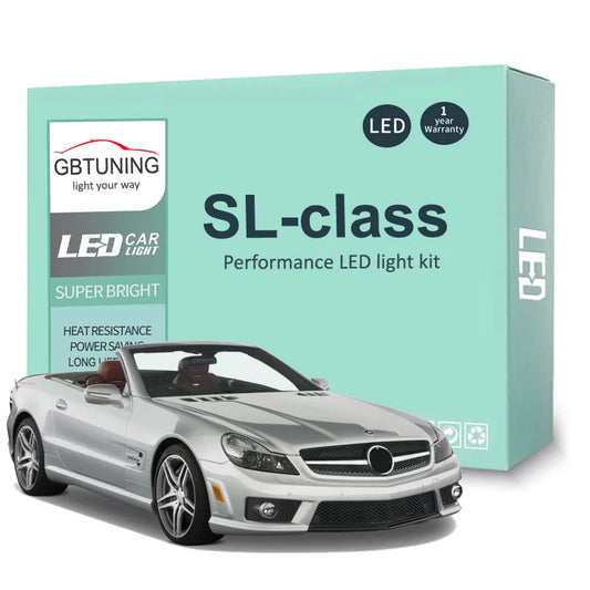 LED Interior Light Bulb Kit For Mercedes Benz SL-Class R129 R230 SL300 SL350 SL500 1992-2011 Car LED Reading Lamp Canbus 100%