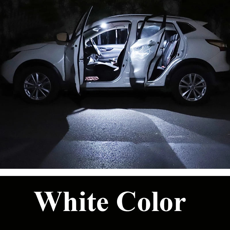 12Pcs Canbus LED Interior Light Bulb Kit For All New Nissan X-Trail Xtrail X Trail T33 2022 2023 2024 Car Reading Trunk Lamp