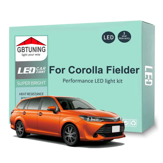 LED Interior Light Bulb Kit For Toyota Corolla Fielder 2000-2014 2015 2016 2017 2018 Car Map Dome Reading Lamp Canbus Error Free