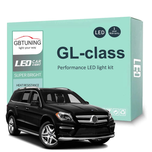 LED Interior Light Bulb Kit For Mercedes Benz MB GL-Class X164 X166 GL450 GL500 GL550 2006-2015 Car Reading Trunk Lamp Canbus
