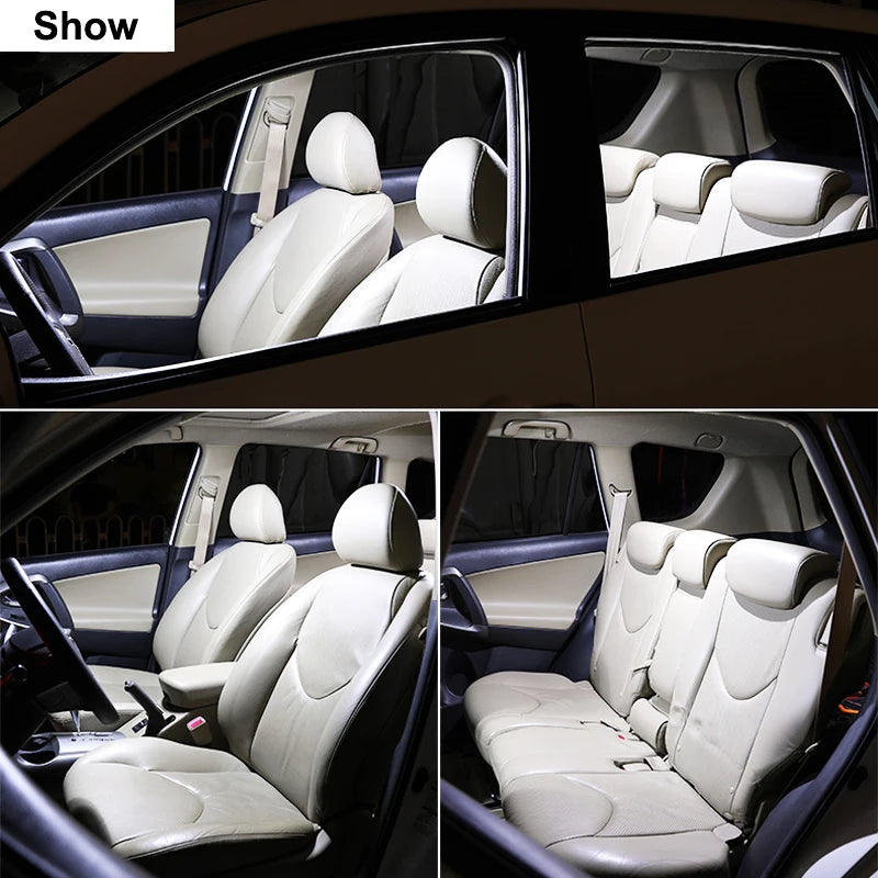 12Pcs Canbus LED Interior Light Bulb Kit For All New Nissan X-Trail Xtrail X Trail T33 2022 2023 2024 Car Reading Trunk Lamp