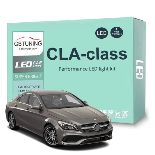 20Pcs LED Interior Light Bulb Kit For Mercedes Benz CLA-Class C117 Coupe 2013 2014 2015 2016 2017 2018 2019 Vehicle Lamp Canbus