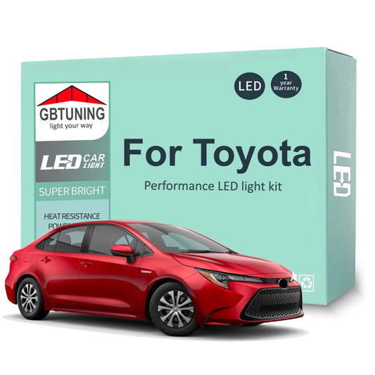 Car LED Interior Light Bulb Kit For Toyota Corolla E12 E120 Auris E150 Prius 20 30 ZVW30 Yaris Camry Avensis T22 T25 T27 Avalon