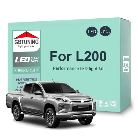 11Pcs LED Interior Light Bulb Kit For Mitsubishi L200 Triton KA4T KB4T 2006-2017 2018 2019 2020 2021 Car LED Lamp Canbus 100%