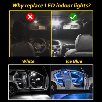 MDNG Canbus LED Interior Light Kit For Nissan Micra K11 K12 K13 K14 II III IV V 1993-2016 2017 2018 2019 2020 2021 Car Led Bulbs
