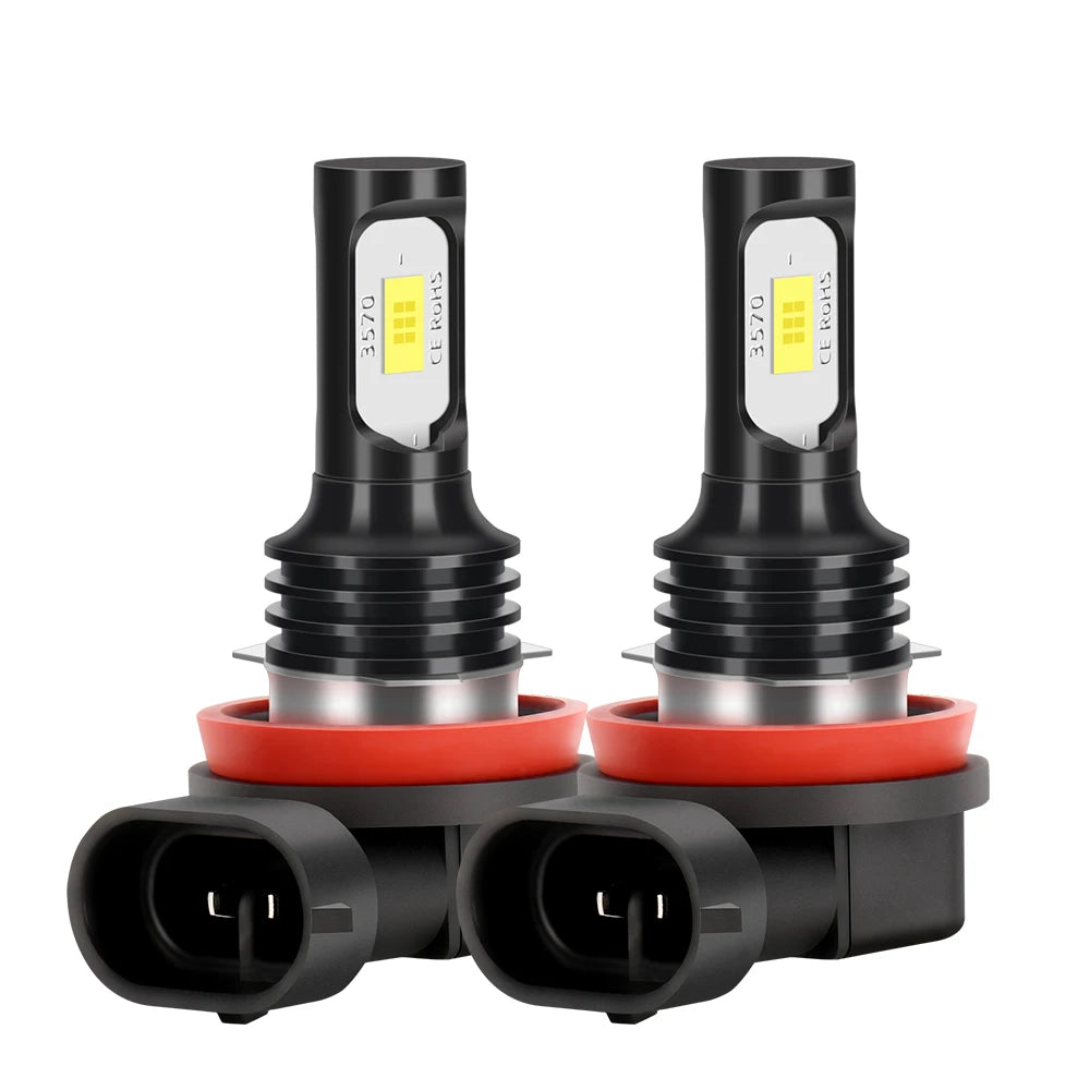 2/6Pcs For Citroen Grand Picasso 2007 2008 2009 2010 2011 2012 2013 LED Headlamps 30000LM High Low Beam Headlight 6000K Fog Bulb