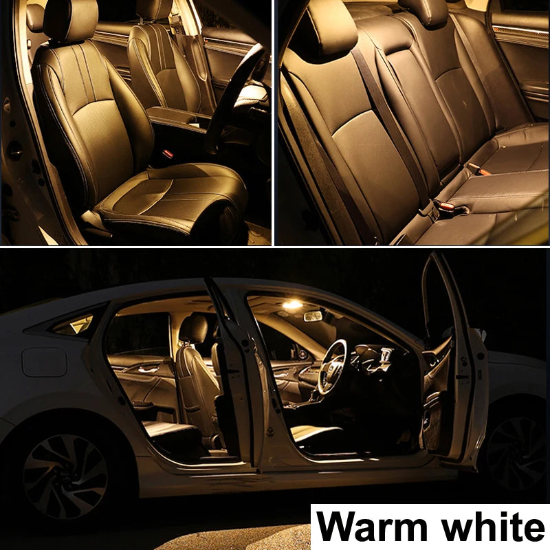 18Pcs Cars Accessories For Lexus GX470 GX430 2002 2003 2004 2005 2006 2007 2008 2009 Canbus Dome Trunk LED Interior Light Bulb