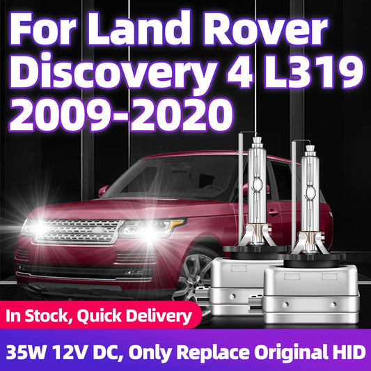 2x For Land Rover Discovery 4 L319 2009 2010 2011 2012 2013 2014 2015-2020 HID Xenon D3S Headlight Bulbs 6000K 8000K 10000K 35W