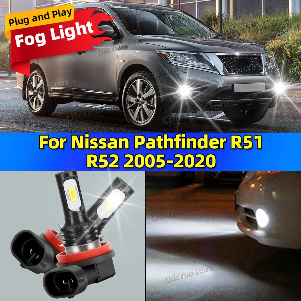 2X LED Car Light Front Fog Lamp Bulb 20000LM Ultra Bright For Volkswagen VW Beetle 2003 2004 2005 2006 2007 2008 2009 2010 2012