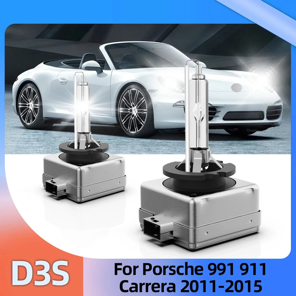 Roadsun 2Pcs 35W D3S HID XENON Headlight Bulbs 6000K 8000K For Porsche 991 911 Carrera 2011 2012 2013 2014 2015 Car Lampada 12V
