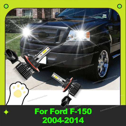 2Pcs LED CANBUS 180W Headlights 6000K High Power Car Lamp For Ford F-150 2004-2014 2007 2008 2009 2010 2011 2012 2013