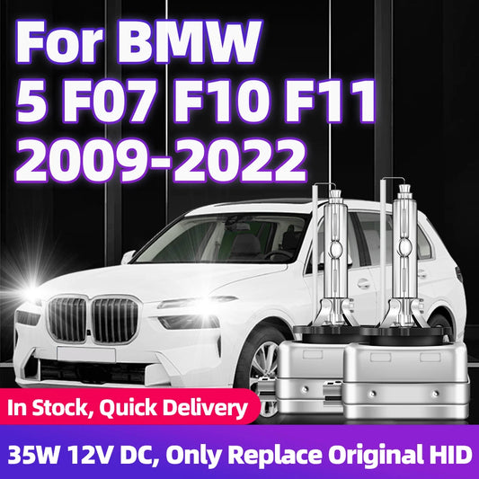For BMW 5 F07 F10 F11 2009 2010 2011 2012 2013 2014 2015-2022 HID Xenon Bulbs 35W D1S 6000K 8000K Car Headlight 12V DC HID Lamps